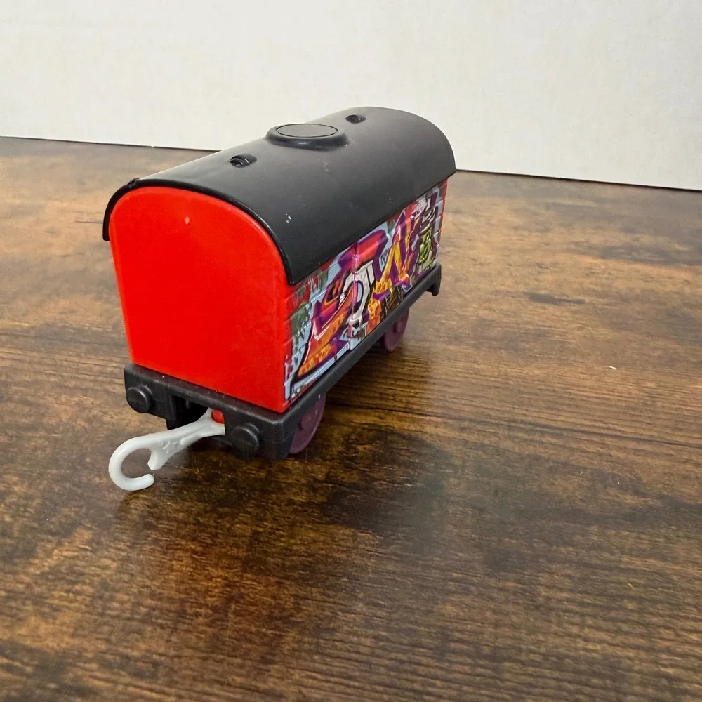 Mattel Thomas & Friends Train Car Red Sir Topham Hatt Graffiti Cargo 2022